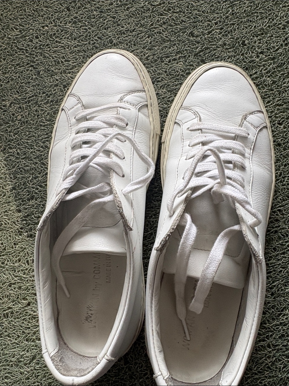 White Leather women’s Casual Sneakers